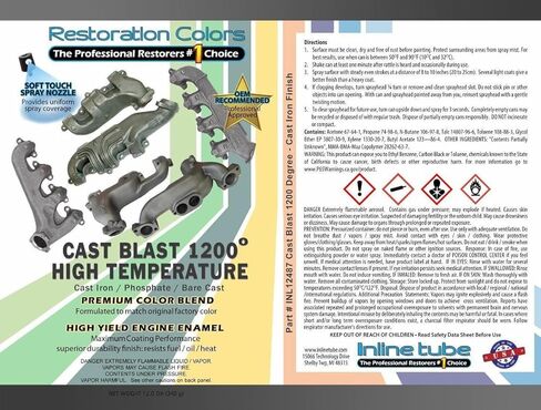 Inline Tube Cast Iron, High Temperature Manifold Paint 1pc in Saudi Arabia
