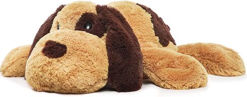 لعبة قطيفة على شكل كلب محشو لابرادور ريتريفر حيوان محشو قابل للاحتضان للأطفال والبنات والأولاد وأعياد الميلاد مقاس 76.2 سم بني in Kuwait