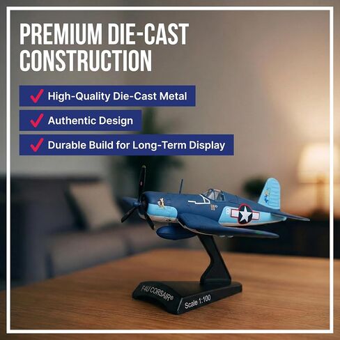 Daron Worldwide Trading F4U Corsair VMF-22 Vehicle, Blue in Saudi Arabia
