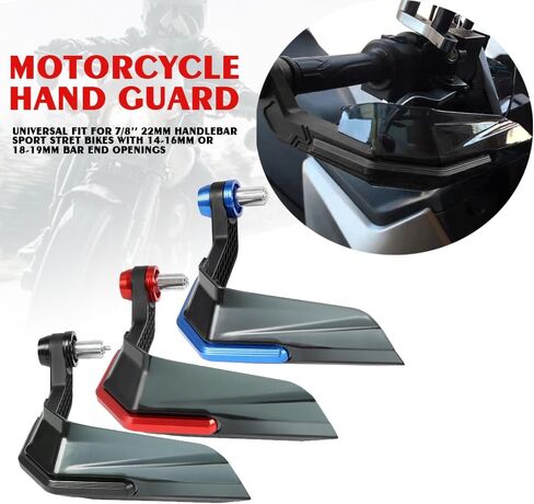 دراجة نارية اليد الحرس Handguard درع يندبروف العالمي صالح للانتصار النصر أبريليا BMW بينيلي كاواساكي ياماها سوزوكي هوندا دوكاتي دانكارو دراجة نارية أجزاء الدراجة الترابية (الأزرق) in Kuwait