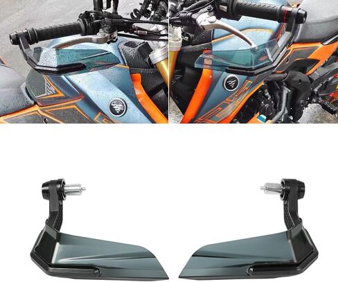 دراجة نارية اليد الحرس Handguard درع يندبروف العالمي صالح للانتصار النصر أبريليا BMW بينيلي كاواساكي ياماها سوزوكي هوندا دوكاتي دانكارو دراجة نارية أجزاء الدراجة الترابية (الأزرق) in Kuwait