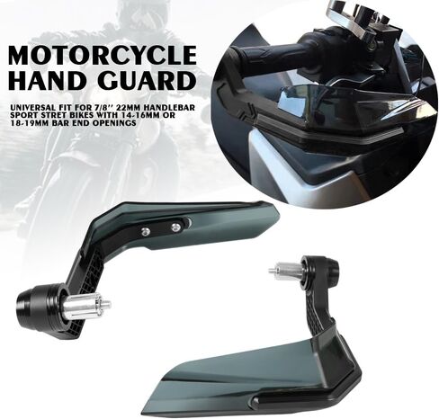 دراجة نارية اليد الحرس Handguard درع يندبروف العالمي صالح للانتصار النصر أبريليا BMW بينيلي كاواساكي ياماها سوزوكي هوندا دوكاتي دانكارو دراجة نارية أجزاء الدراجة الترابية (الأزرق) in Kuwait