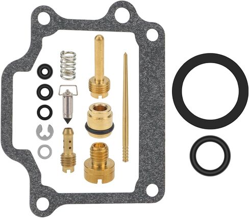 Carburetor Carb Rebuild Repair Kit 1987-2006,Fuel Petcock Valve Switch,Intake Boot Rubber Carb Air Cleaner and New Genuine Recoil Pull Start Starter Gasket 87-06#B110 for Suzuki LT80 Quadsport in Saudi Arabia