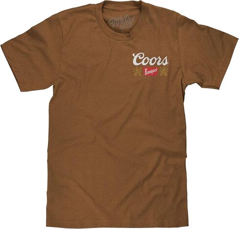 Tee Luv Men's Coors Banquet Shirt - Golden Colorado Front and Back Beer Shirt in Kuwait