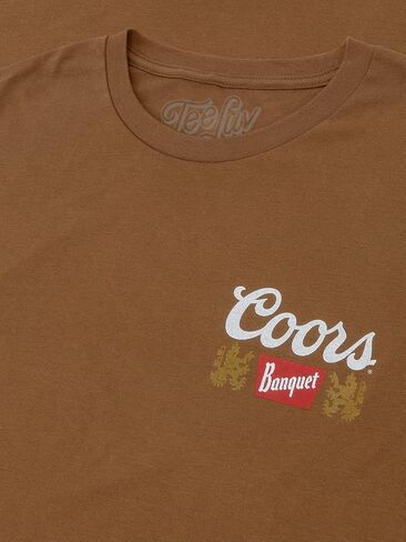 Tee Luv Men's Coors Banquet Shirt - Golden Colorado Front and Back Beer Shirt in Kuwait