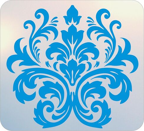 Damask Element 3 Stencil Template – 10 x 9 Reusable Mylar Design for Wall Art, Furniture, Crafts & DIY Projects – Durable & Washable – The Artful Stencil in Saudi Arabia