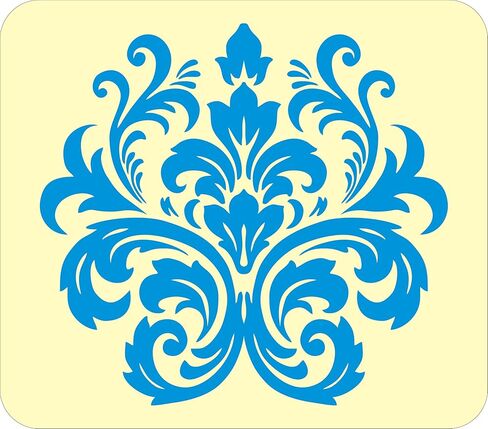 Damask Element 3 Stencil Template – 10 x 9 Reusable Mylar Design for Wall Art, Furniture, Crafts & DIY Projects – Durable & Washable – The Artful Stencil in Saudi Arabia