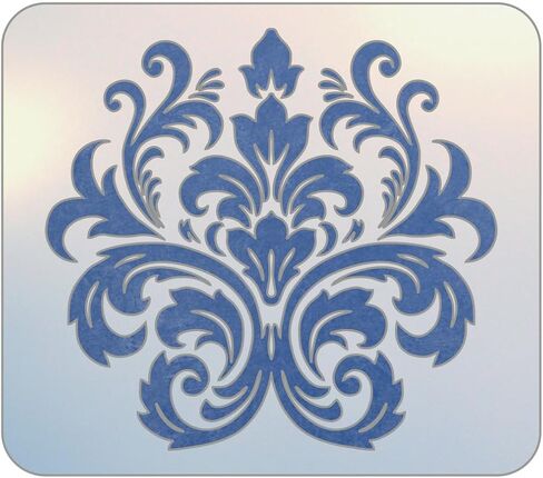 Damask Element 3 Stencil Template – 10 x 9 Reusable Mylar Design for Wall Art, Furniture, Crafts & DIY Projects – Durable & Washable – The Artful Stencil in Saudi Arabia