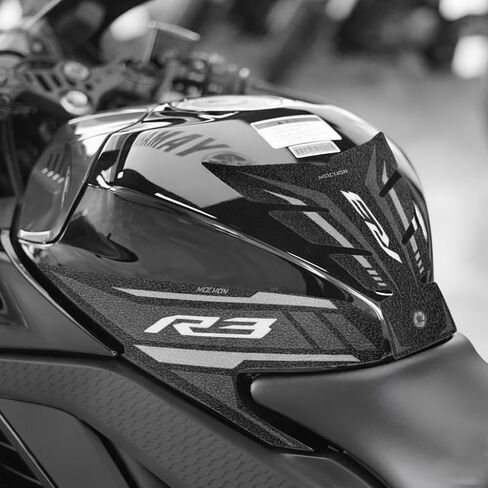ALmart Motorcycle Fuel Tank Sticker Decal Knee Grip Traction Pad Protector Compatible with Yamaha YZF-R3 2019+ (Type4) in Saudi Arabia