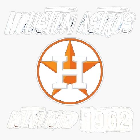 Astros Sport Baseball Sticker Bumper Sticker Vinyl Decal 5" in Saudi Arabia