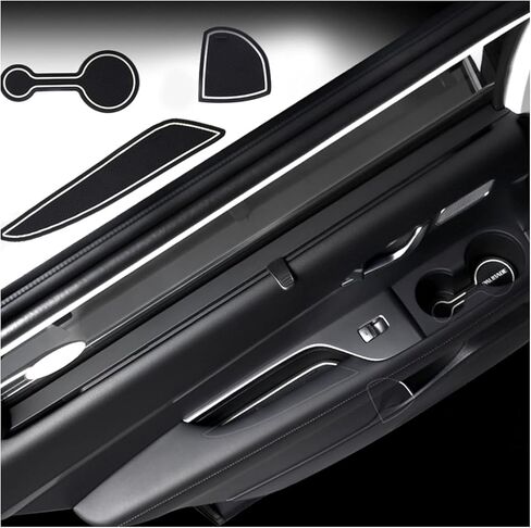 2025 2024 Sonata Door Slot Mats Console Liners for 2024 2025 Hyundai Sonata Accessories Center Console Liner Inserts for 2024 Hyundai Sonata Door Slot Mats Non-Slip Anti-dust Rubber Mats Red 15Pcs/Set in Saudi Arabia