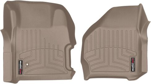 بطانات أرضية مخصصة من Weathertech لسيارة Ford Super Duty، Super Duty، Super Duty - الصف الأول (441251)، أسود in Saudi Arabia