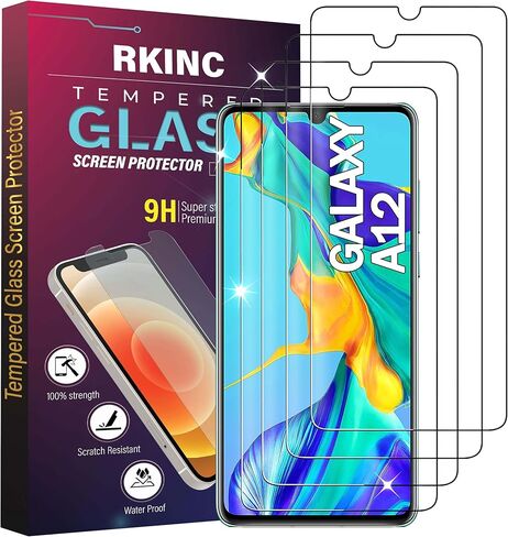 واقي شاشة RKINC [4 عبوات] لهاتف Samsung Galaxy A52 4G 5G / A52S 5G، واقي شاشة من الزجاج المقسى، 0.33 مم [ضمان مدى الحياة] [مضاد للخدش] [مضاد للكسر] in Saudi Arabia