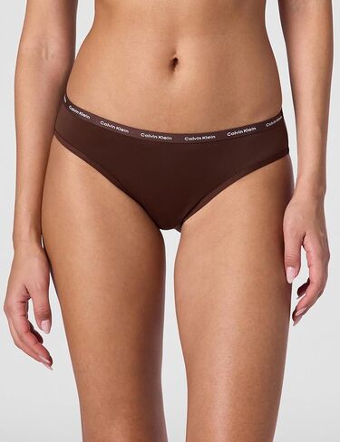 Calvin Klein Women's Luxe Comfort Micro Stretch Bikini Panties, 3 Pack in Kuwait