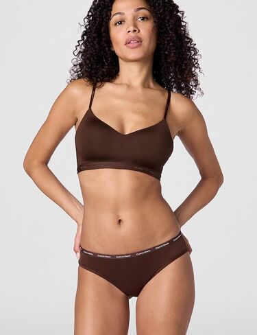 Calvin Klein Women's Luxe Comfort Micro Stretch Bikini Panties, 3 Pack in Kuwait