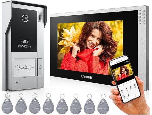 TMEZON 15M/50FT RVV4 4 core Cable/4 core Wire for Video intercom Color Video Door Phone doorbell Wired Intercom Cable in Kuwait