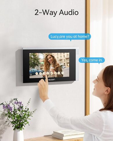 TMEZON 15M/50FT RVV4 4 core Cable/4 core Wire for Video intercom Color Video Door Phone doorbell Wired Intercom Cable in Kuwait