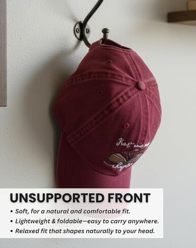 InnoBeta Book Lover Gifts Cap for Women - Adjustable Vintage Washed Cotton Embroidered Hat - Reading Gifts for Book Worm, Librarians, Readers in Saudi Arabia