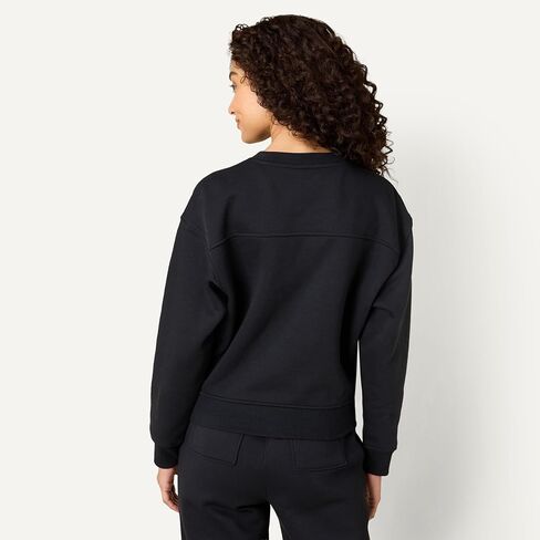 Amazon Essentials x Sofia Grainge Women's Boxy Drop Shoulder Crewneck Sweatshirt in Saudi Arabia