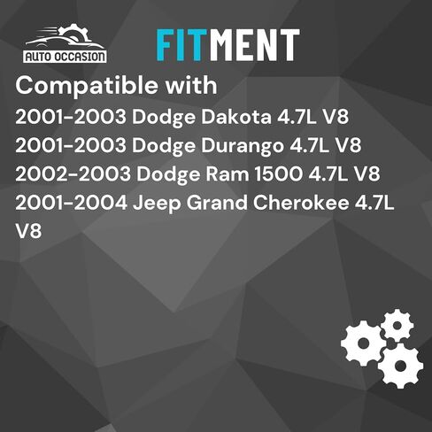 طقم ختم حاقن الوقود متوافق مع 2001-2003 دودج داكوتا 4.7L V8 2001-2003 دودج دورانجو 4.7L V8 استبدال 53032145AA 8 عبوات in Saudi Arabia