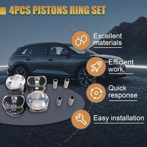 4PCS Pistons Ring Set 12652809 Fit for Buick GL8 ES Cadillac ATS XT5 Chevrolet 2.0L, aftermarket part Replace, OE 19180831, 12569638, 89018107,12683808 in Kuwait