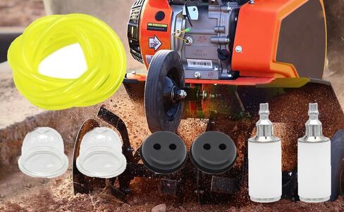 Gas Tank Grommet Rubber Seal Kit Compatible with Legend Force 46cc Gas Tiller Cultivator A063001 in Saudi Arabia