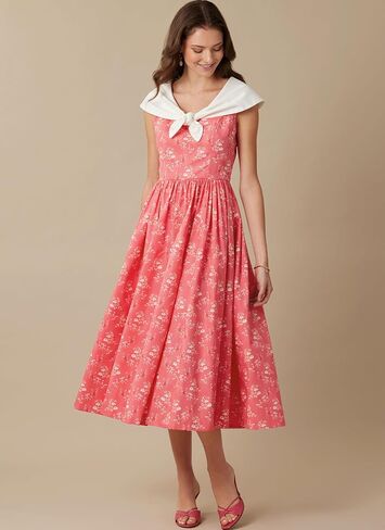 McCall's M8539U5 Misses' 1980's Vintage Dress Sewing Pattern Packet by Laura Ashley, Design Code M8539, Sizes 16-18-20-22-24 in Saudi Arabia