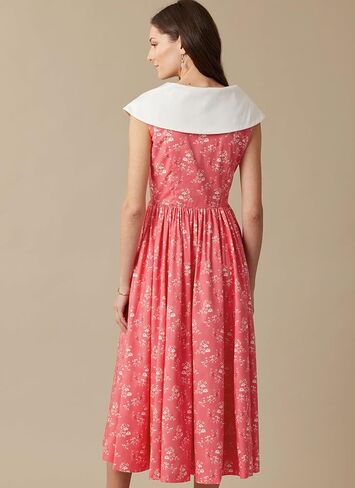 McCall's M8539U5 Misses' 1980's Vintage Dress Sewing Pattern Packet by Laura Ashley, Design Code M8539, Sizes 16-18-20-22-24 in Saudi Arabia
