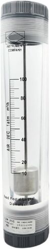 L-25G Pipeline Acrylic Tube Gas Flow Meter Air Rotameter Compressed Rate Indicator(10-100Nm3-h) in Saudi Arabia