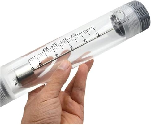 L-25G Pipeline Acrylic Tube Gas Flow Meter Air Rotameter Compressed Rate Indicator(10-100Nm3-h) in Saudi Arabia