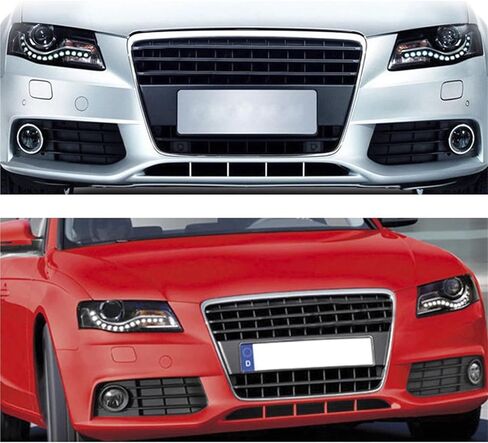 غطاء عدسة المصباح الأمامي الأيسر/الأيمن متوافق مع A4 A4L B8 2009-2012 عاكس الضوء الشفاف غطاء كشافات السيارة الشفافة (الجانب الأيسر) in Kuwait