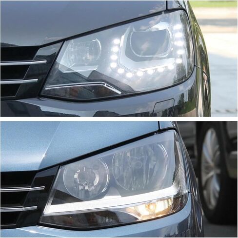 Compatible for VW Sharan 2012 to 2019 Lampshade Lamp Shade Headlight Shell Transparent Headlamp Cover Lens Plexiglass(Right) in Saudi Arabia