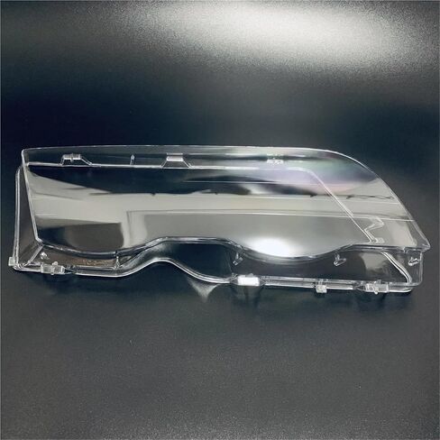 Compatible for BMW E46 4 Door 3-Series 1998 1999 2000 2001 1 Pair Headlight Lens Cover Clear Car Lamp Shell Transparent Lampshade in Saudi Arabia