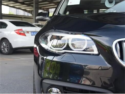 متوافق مع BMW 5 Series 2011 2012 2013 2014 2015 2016 2017 F18 F10 520 525 535 530 غطاء المصابيح الأمامية الشفاف غطاء عاكس الضوء الأمامي (1 قطعة الجانب الأيسر) in Saudi Arabia