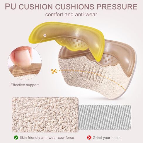 Metatarsal Pads Women, Ball of Foot Cushions for Women, High Heel Comfort Pads, Heel Cushion for High Heels Anti Slip Foot Pads for Balls of Feet for Pain Relief, Shoe Pads for High Heels,3 Pairs in Kuwait