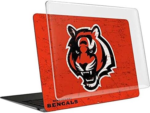 حافظة Skinit + غلاف متوافق مع جهاز MacBook Air 13in M1 (2021) - مرخص رسميًا من NFL Cincinnati Bengals - تصميم بديل متعثر in Saudi Arabia