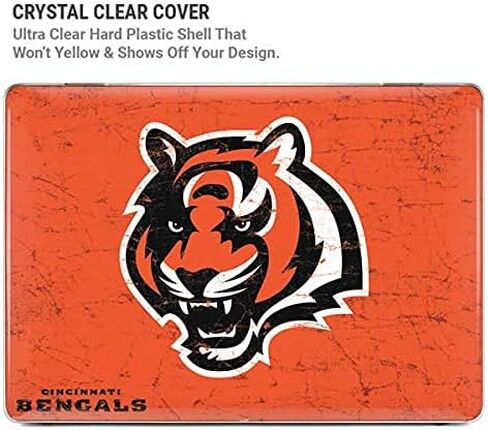 حافظة Skinit + غلاف متوافق مع جهاز MacBook Air 13in M1 (2021) - مرخص رسميًا من NFL Cincinnati Bengals - تصميم بديل متعثر in Saudi Arabia