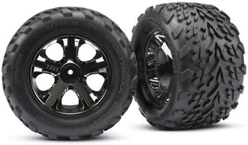 إطارات تراكساس ستامبيد 2wd XL-5 4 تالون وعجلات 12 ملم من الكروم الأسود أول ستار in Saudi Arabia