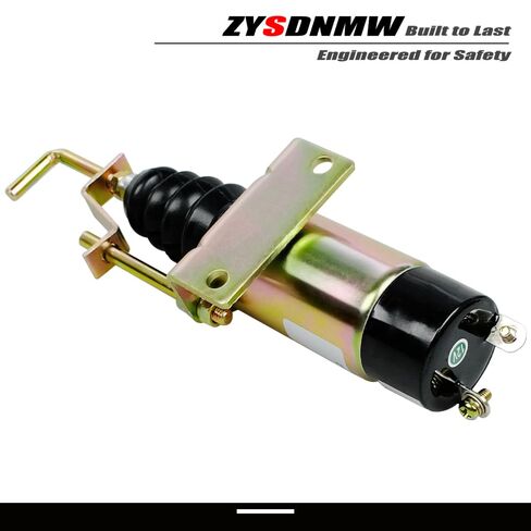 366-07197 12VDC 1502 سلسلة الوقود إيقاف الملف اللولبي مناسب لـ Lister Petter LPW LPWS LPWT Bobcat/Woodward/Perkins محرك الديزل إيقاف الملف اللولبي استبدال SA-3405T in Kuwait