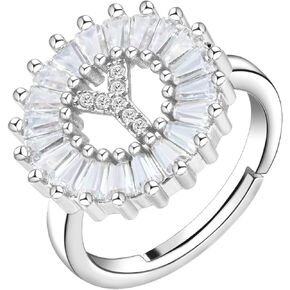 سحر حلقة المفصل بالحرف الأول من الألف إلى الياء، حلقات مفتوحة قابلة للتعديل للنساء والفتيات in Kuwait