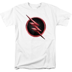 The Flash TV Series Reverse Flash Logo T Shirt & Stickers (Medium) Yellow