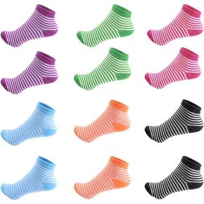 TZ Promise Women Ankle Low Cut Socks Lightweight Cotton Casual for Athletic Running Sox (6 Pack)