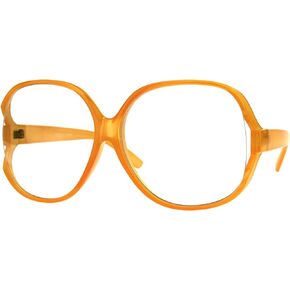 SA106 Womens Oversize Exposed Lens Butterfly Granny Plastic Eyeglasses