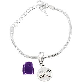 Dave The Bunny Pinky Promise Bracelet - Pinky Promise Bracelet for Couples Pinky Swear 100% Stainless Steel Snake Chain Charm Bracelet