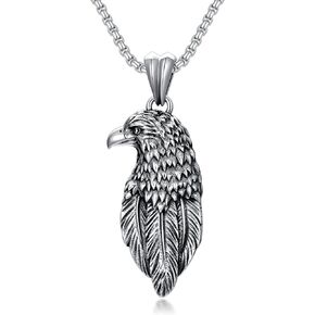 Seiyang Lion/Eagle/Dragon Necklace 925 Sterling Silver Animal Pendant GIft whit 2mm 22+2 In Rolo Chain (with Gift Box)