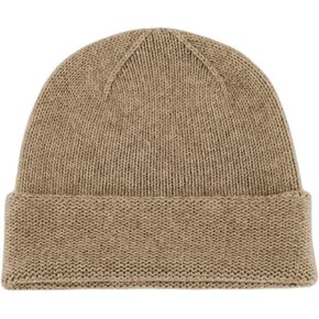 Shorts of Hawick Men's 100% Cashmere Beanie Hat - Dark Natural - Made in Scotland by Love Cashmere