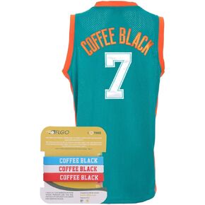 القهوة السوداء #7 فلينت تروبيكس شبه برو فيلم 90S الهيب هوب الملابس، مخيط الحروف والأرقام كرة السلة جيرسي in Kuwait