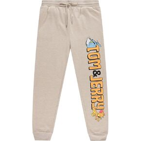 Tom and Jerry Mens Sweatpants Mens Fleece Jogger Sweatpants Nostolgic Classic Sweatpants