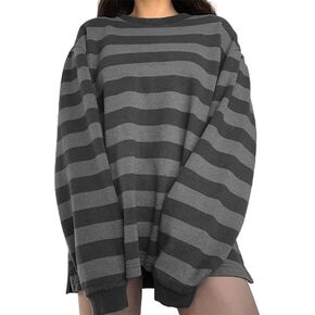 Women Fairy Grunge Clothes Casual Long Sleeve Fall Aesthetic T-Shirt Basic Slim Fit Blouse Streetwear in Kuwait