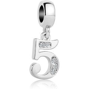 LovelyCharms 0-9 عدد الخرزة المتدلية الساحرة لقلادة السوار in Kuwait